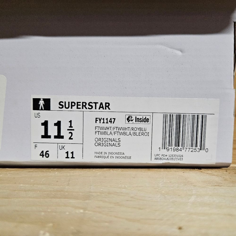 Adidas Superstar Olympic Pack White Blue Red Mens Shoe Sneaker FY1147 - Picture 11 of 14